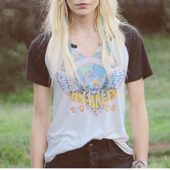 Free People Tops - Free People Van Halen Band T Shirt